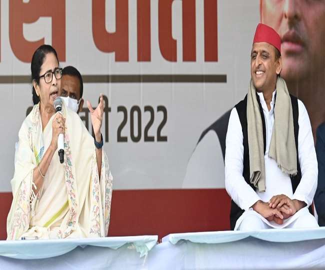 Photo of लखनऊ में ममता बनर्जी बोलीं, उत्तर प्रदेश से भाजपा गई तो देश से साफ हो जाएगी | UP Vidhan Sabha Chunav 2022  