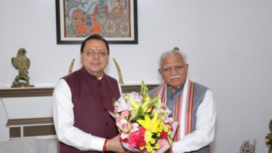 Photo of मुख्यमंत्री धामी ने केंद्रीय विद्युत मंत्री से ऊर्जा परियोजनाओं एवं पिटकुल की एडीबी सहायतित पारेषण परियोजना पर की चर्चा