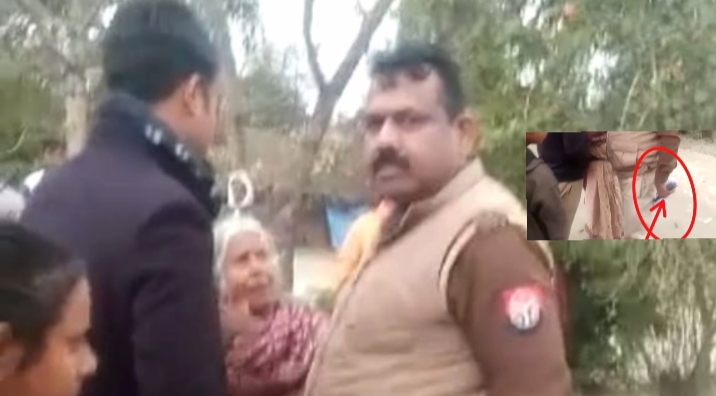 Photo of बहराइच में ज़मीनी विवाद का निपटारा कराने पहुंचा यूपी पुलिस का दरोगा पीड़ित ने लगाया रिवाल्वर दिखा कर धमकाने का आरोप