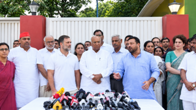 Photo of ‘CEC ज्ञानेश कुमार का इस्तीफा और वोट चोरी रोकना हमारा मिशन’, INDI गठबंधन की प्रेस कॉन्फ्रेंस में बोले नेता.