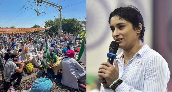 Photo of Farmers Protest Row :शंभू बॉर्डर पहुंचीं विनेश फोगाट, हक पर कही ये बात