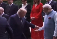 Photo of G-7 में सीढ़ियों पर लड़खड़ाए Trump, PM Modi ने गिरने से बचाया!