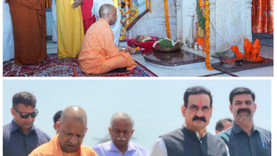 Photo of CM योगी ने किया मां बगुलामुखी का दर्शन-पूजन