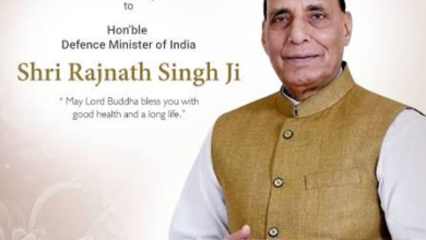 Photo of रक्षामंत्री राजनाथ सिंह के जन्मदिन पर शुभकामनाओं की बौछार,