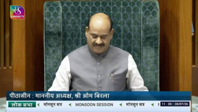 Photo of सदन में लोकसभा अध्यक्ष ने मेडल जीतने वाले भारतीय खिलाड़ियों को दी बधाई