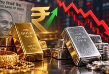 Photo of सोना रुपया 1,000 टूटा और चांदी रुपया 5,900 धड़ाम: 10 महीने के निचले स्तर पर सफेद धातु, जानिए सर्राफा बाजार का हाल