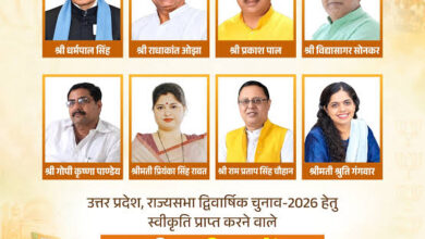 Photo of यूपी भाजपा ने राज्यसभा के लिए 8 उम्मीदवारों का किया एलान, बाराबंकी की पूर्व सांसद प्रियंका रावत को टिकट